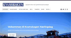 Desktop Screenshot of kvamskogen.com