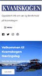 Mobile Screenshot of kvamskogen.com